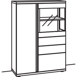 Venjakob Barola Highboard 9115