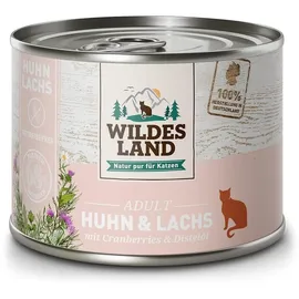 Wildes Land Bio Huhn und Lachs 12 x 85 g