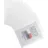 djois Tarifold 510230 Dokumententasche | Klettverschlusstaschen mit Abheftrand | Color Collection | Querformat | Klar | DIN A4 | Packung 12 Stück
