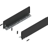 Blum LEGRABOX pure Zarge Höhe K, NL 500, Carbonschwarz-matt