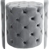 CLP Drancy Samt 42 x 46 cm grau