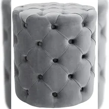 CLP Drancy Samt 42 x 46 cm grau