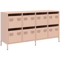 VidaXL Sideboard Rosa 135x39x73,5 cm Kaltgewalzter Stahl