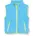 Fleece Weste aquablau 140