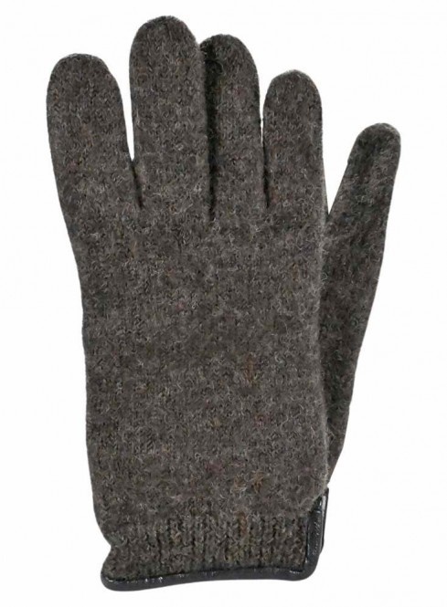 Pure Pure Handschuhe aus Schurwolle - braun Gr.8