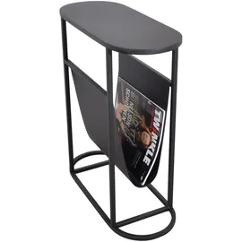 Loft42 Beistelltisch, Schwarz, Metall, 20x55x50 cm, Wohnzimmer, Wohnzimmertische, Couchtische