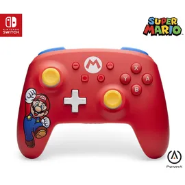 PowerA Kabelloser Controller für Nintendo Switch, Mario-Freude