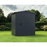 EcoStar Metallgerätehaus Euroline ESD1 anthrazit 166 x 118 cm 1-flg.