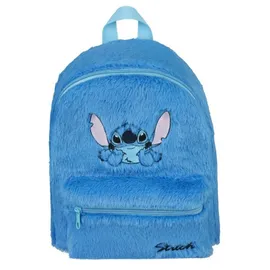 Undercover Rucksack Lilo & Stitch Rucksack aus Plüsch mit Vortasche