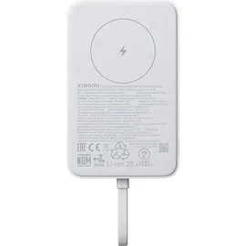 Xiaomi Magnetic Power Bank 10000 Integrated Cable 10000 mAh 33 W Weiß