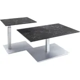 vierhaus Couchtisch Platte Nero höhenverstellbar 90 x 47 x 60 cm