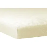 Traumschlaf Spannbettlaken Biber 120 x 200 - 130 x 200 cm beige