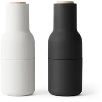 Audo Bottle Grinder | Gewürzmühle ash carbon | 2er Set,