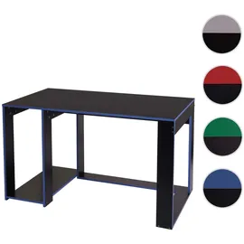 MCW Schreibtisch MCW-J26, Computertisch Bürotisch, 120x60x76cm - schwarz-blau