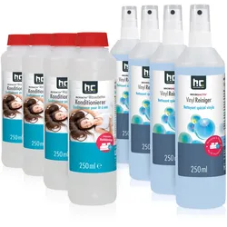 4x 250 ml + 4x 250 ml  Set 4 x Konditionierer + 4 x Vinylreiniger