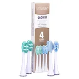 Vitammy PEARL + weiß für PEARL+, PLATINUM VITAMMY Sonibürsten, 4 Stück