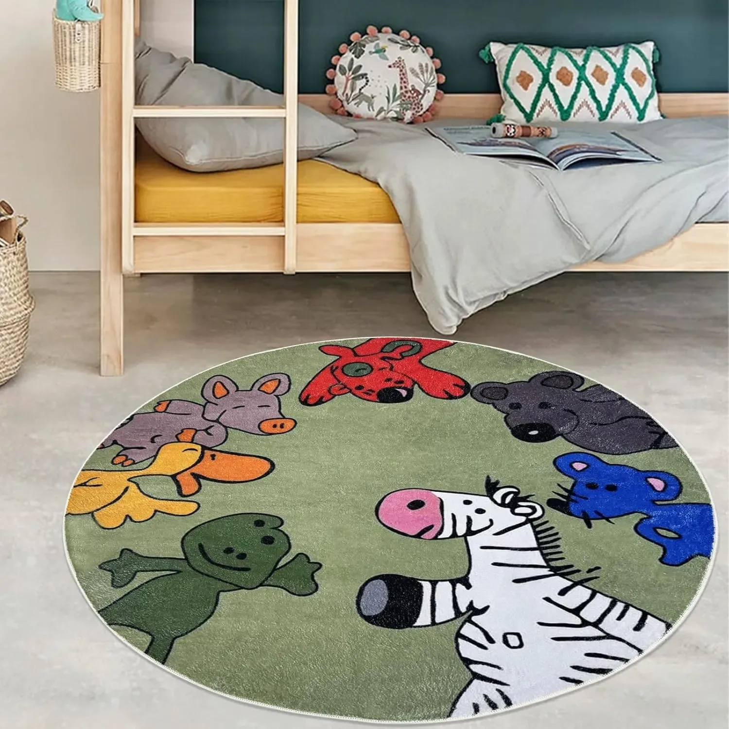 kinderteppich rund