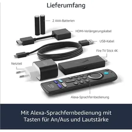 Amazon Fire TV Stick 4K mit Alexa-Sprachfernbedienung (2. Gen.)