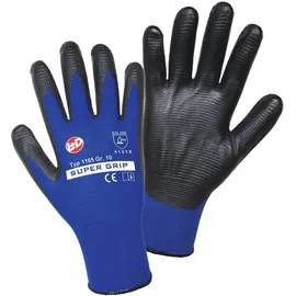 leipold doehle 1165-8 Nylon Super Grip Nitrile Nylon Arbeitshandschuh Größe (handschuhe): 8, M En 38