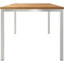 vidaXL Esstisch Gartentisch 180 x 90 x 75 cm Teak/Braun