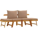 vidaXL Gartenbank 81 x 58 x 50 cm Akazie