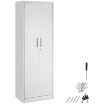 Tectake Brandon Aktenschrank 60 x 40 x 180,5 cm grau