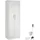 Tectake Brandon Aktenschrank 60 x 40 x 180,5 cm grau