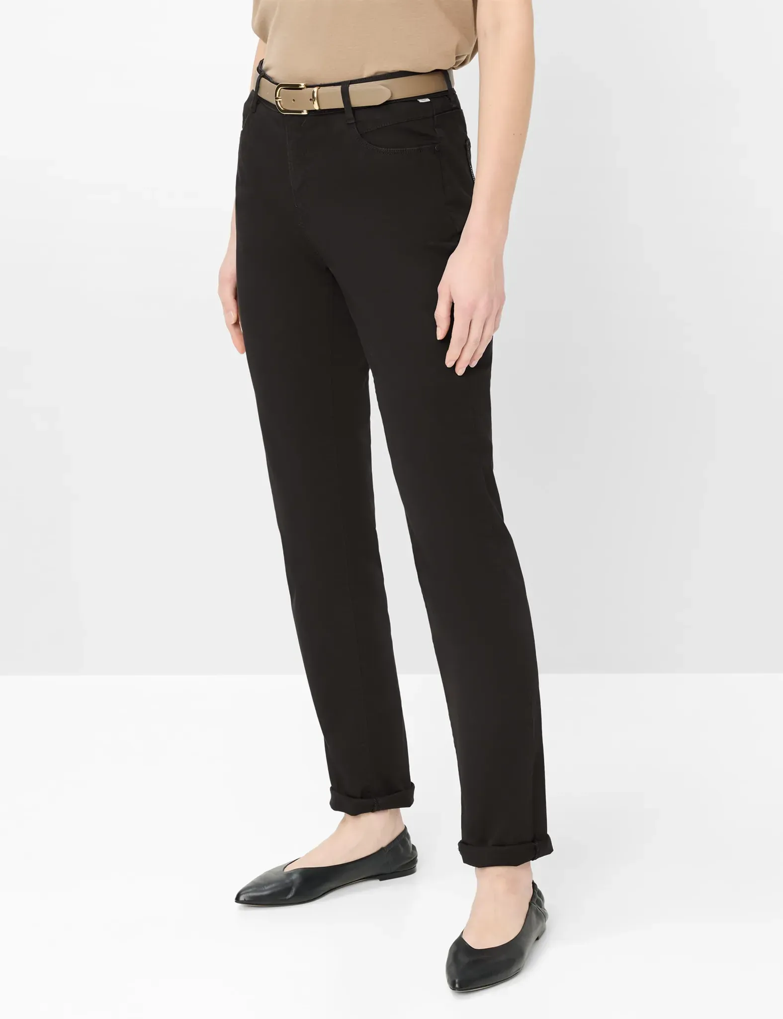 Brax Damen Five-Pocket-Hose Style MARY PERMA BLACK, perma schwarz, Gr. 40K