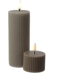 uYuni LED Kerze Thea 15,2 cm sand