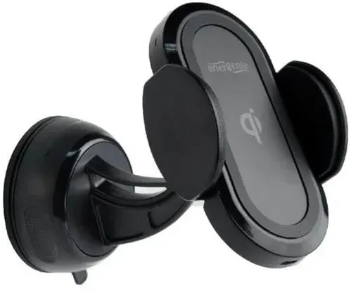 Car smartphone holder with detachable fast wireless QI charger