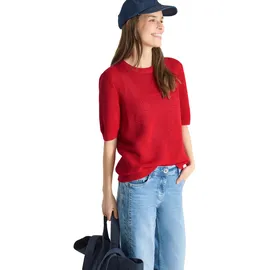Cecil Kurzarm Pullover mit Struktur Rot L