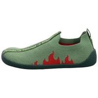 Affenzahn Hausschuh Knit Flinky Drache Slipper grün|rot 25 EU