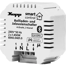 Kopp Smart-Control Schaltaktor für Rollladen/Jalousien/Markisensteuerung