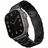 Uniq Osta Gliederarmband aus Stahl für die Apple Watch 49/45/44/42mm, Midnight (Black)