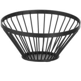 HENDI Obstkorb, abgerundet, ø150x(H)80mm, Schwarz