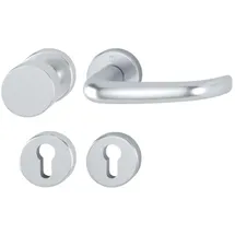 HOPPE Rosettengarnitur F1 grau/silber 58/42KV/42KVS/1301