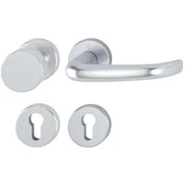 HOPPE Rosettengarnitur F1 grau/silber 58/42KV/42KVS/1301