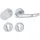 HOPPE Rosettengarnitur F1 grau/silber 58/42KV/42KVS/1301