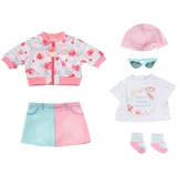 Zapf Creation Baby Annabell Deluxe Frühling Puppenoutfit Rot (706275)
