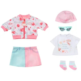 Zapf Creation Baby Annabell Deluxe Frühling Puppenoutfit Rot (706275)
