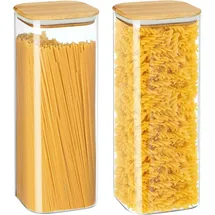 luxuskollektion Glasbehälter gelb 25,0 cm 2,5 l 2-teiliges Set