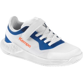 Kempa Kourtfly Handballschuhe Kinder weiß/blau 28