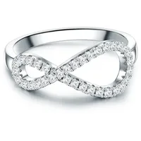 Trilani Ring Sterling Silber Zirkonia in 54 Damen