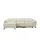 Uno Ecksofa mit elektrischer Relaxfunktion Eva ¦ creme ¦ Maße (cm): B: 255 H: 78 T: 171.0
