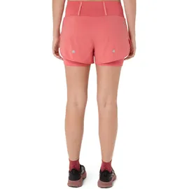 Asics Road 2in1 3.5in Laufshorts Damen-pink, pink, Größe S (auch verfügbar in XS, M, L, XL)