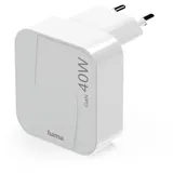 Hama Schnellladegerät GaN 2X USB-C faltbar Weiß