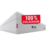 bett1.de Die bett1.de Boxspring Matratze - 28 cm hoch, ohne Metall-Federn, aus 100% Vollschaum, Härtegrad weich/fester, 90x190