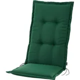 BURI Hochlehnerauflage Hochlehner Gartenstuhlauflagen Sitzkissen Sitzauflage Stuhlauflage grün