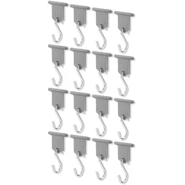 Preiswert & Gut Kederhaken Set 16 STK für Kederschiene 5-7 mm Grau/Silber