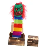 Warmhm 1 Stück Karton Aufge Schreckt Holzkiste Gruselige Lustiges Spielzeug Klassisch Aus Holz Halloween Giocattolo Scherzo Hölzern Ton Und Licht Geschenkbox